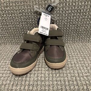 Toddlers OshKosh Olive Green and Brown Shoes